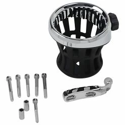 Ciro Chrome Drink Holder With Perch Mount