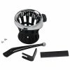 Ciro Chrome Drink Holder With Passenger Mount