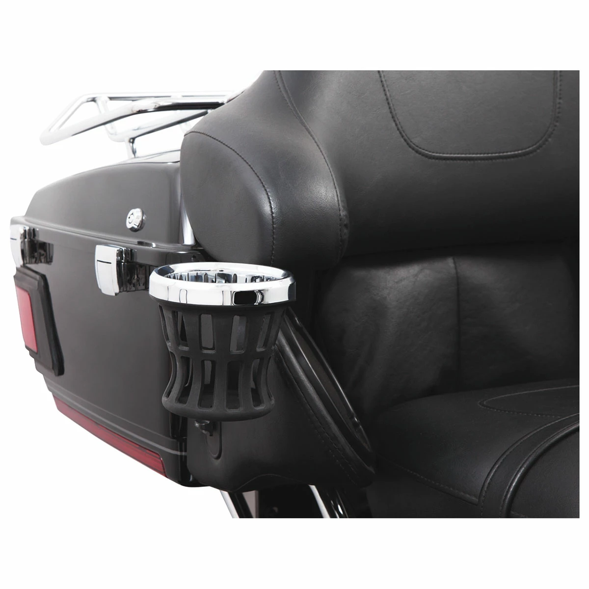 Ciro Chrome Drink Holder With Passenger Mount 2 Ciro Chrome Drink Holder With Passenger Mount - Image 2