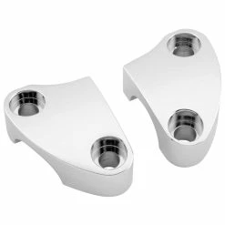 Biker's Choice Riser Clamps Smooth Chrome