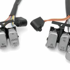 J&P Cycles Chrome Handlebar Switch Kit