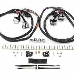 V-Twin Manufacturing Chrome Handlebar Switch Kit With Radio And Cruise