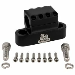 LA Choppers Kage Fighter Flat Black Handlebar Clamp