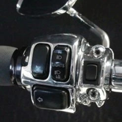 Grip Switch Dual Rocker Switch, Chrome